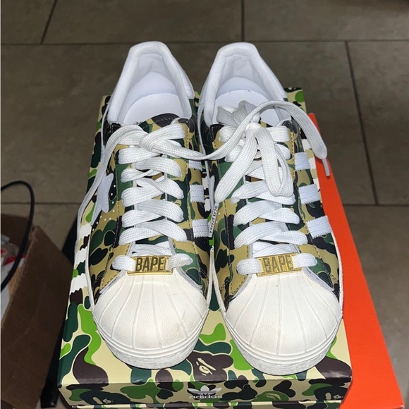 Adidas x Bape Superstar 80s